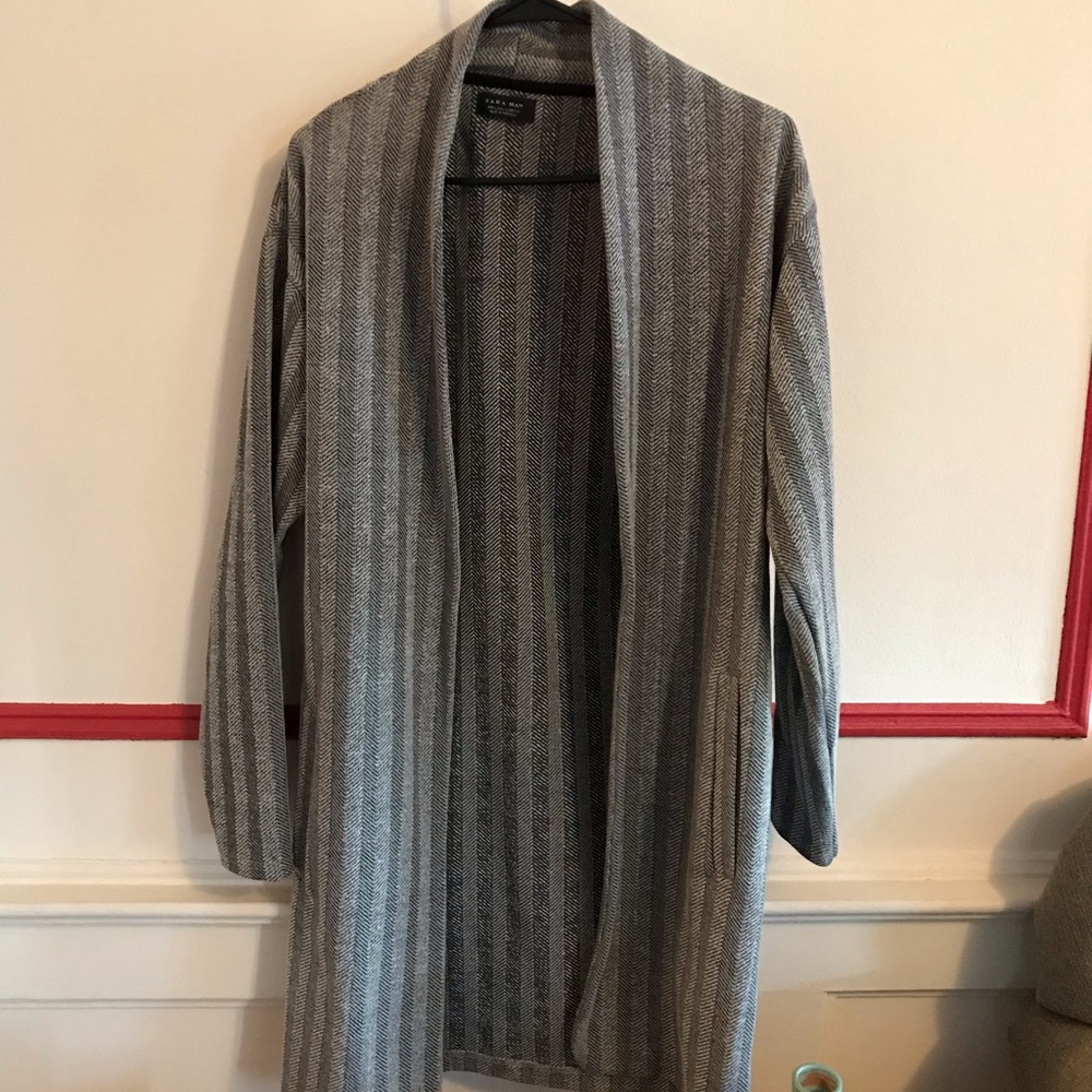 Zara Man buttonless sweater Size L (fits Medium)